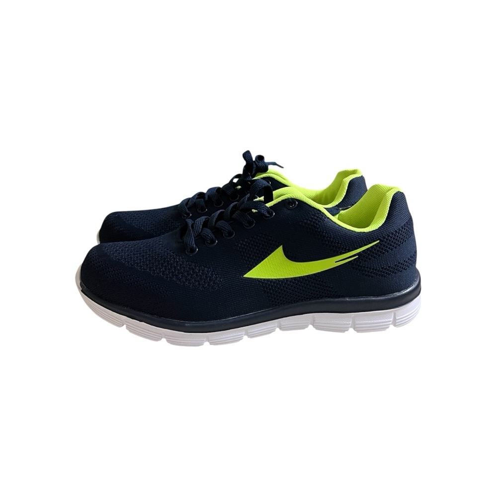 Men’s Air Sports Navy Neon Green Sneakers